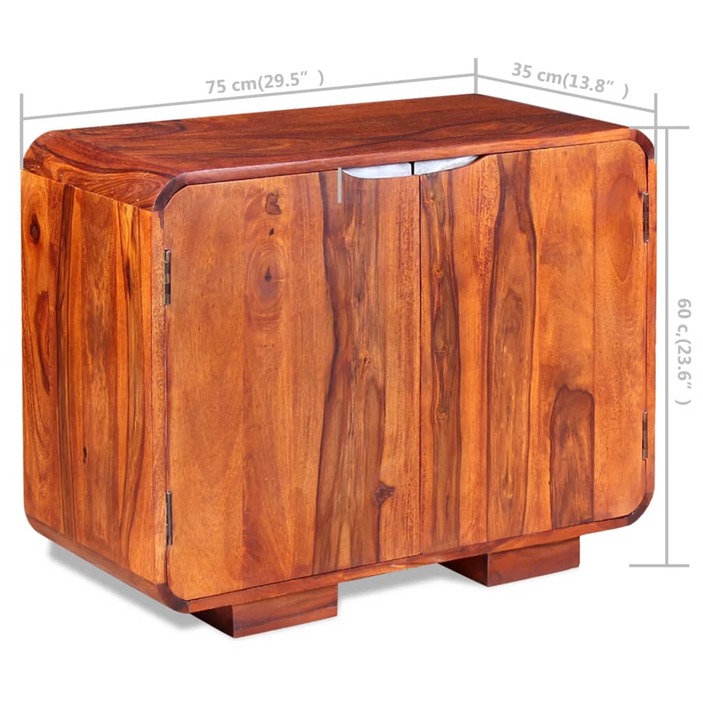 Sideboard Massivholz Palisander 75x35x60 cm