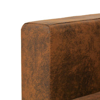 Thumbnail for Sessel Braun Wildleder-Optik