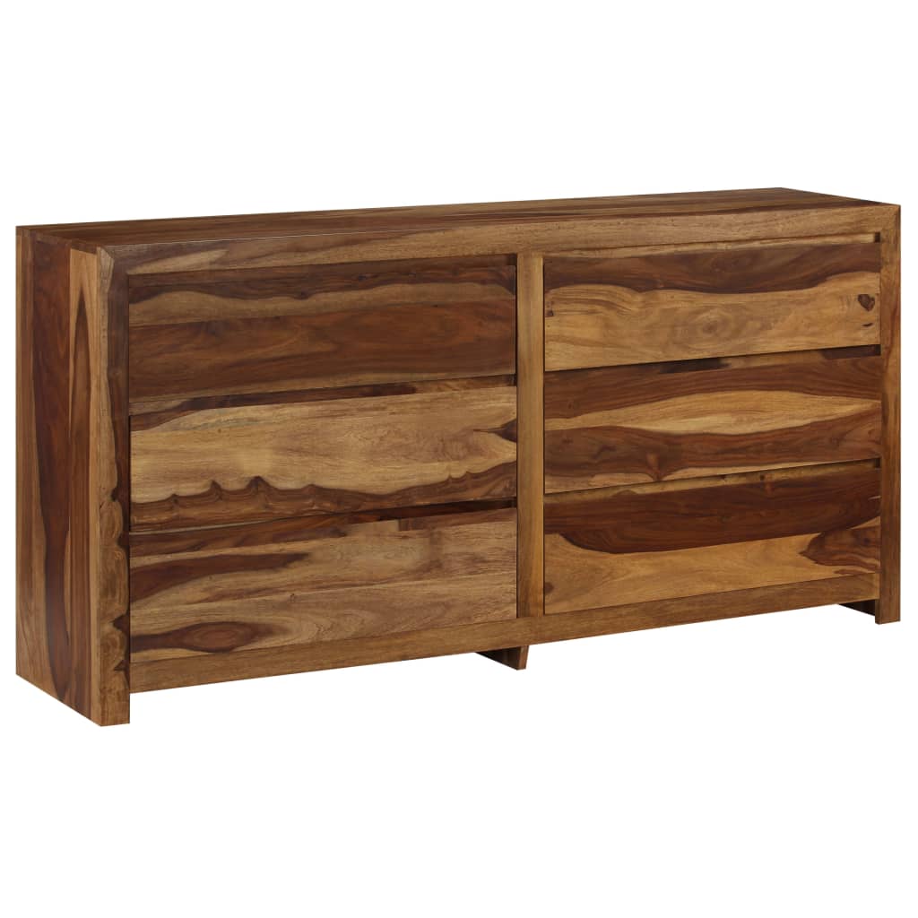 Schubladenschrank Massivholz Palisander 160×40×80 cm