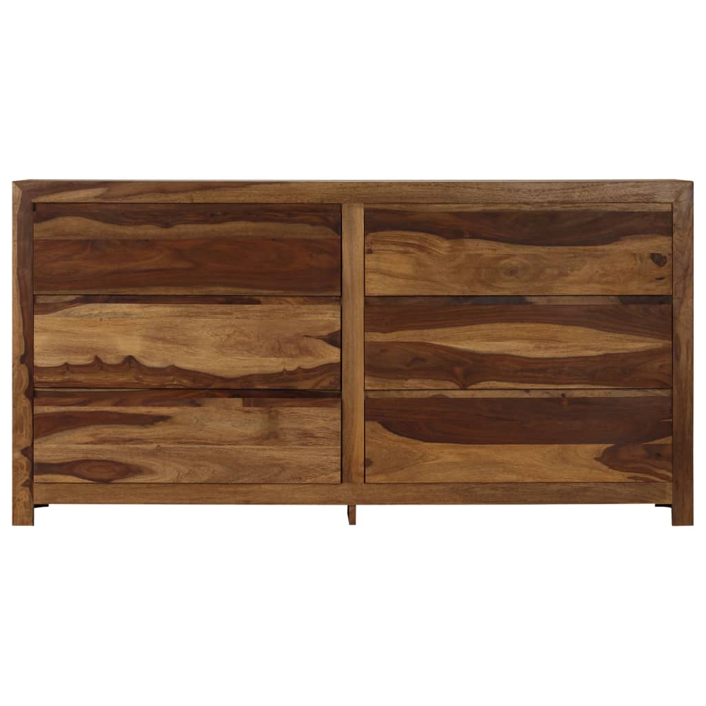 Schubladenschrank Massivholz Palisander 160×40×80 cm