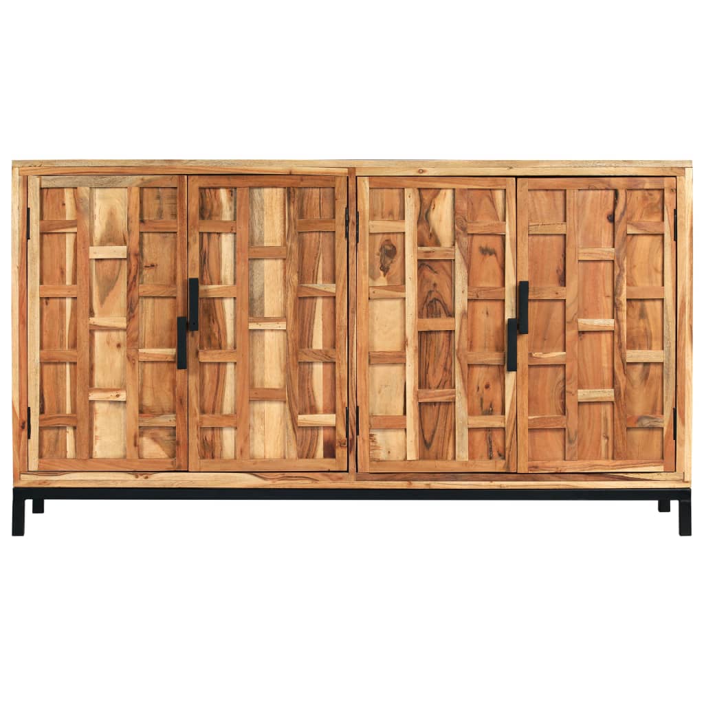 Sideboard Massivholz Akazie 145x40x80 cm