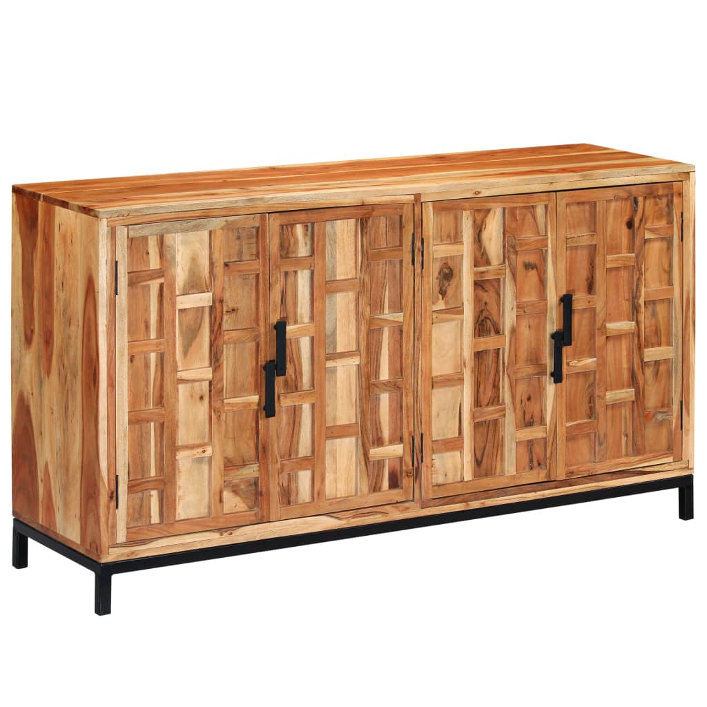 Sideboard Massivholz Akazie 145x40x80 cm