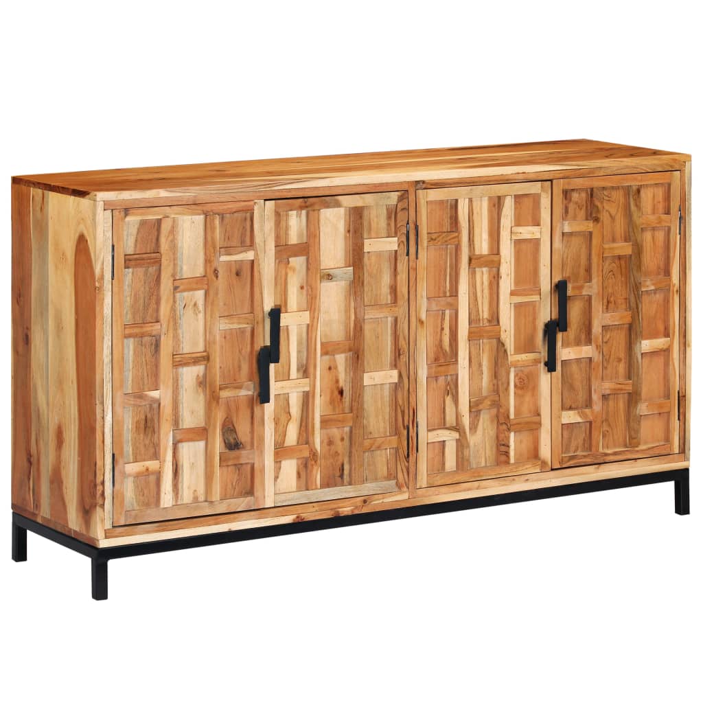Sideboard Massivholz Akazie 145x40x80 cm