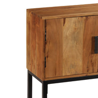Thumbnail for Sideboard Braun 110x30x70 cm Massivholz Akazie