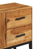 Thumbnail for Sideboard Braun 110x30x70 cm Massivholz Akazie