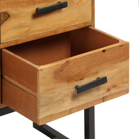 Thumbnail for Sideboard Braun 110x30x70 cm Massivholz Akazie