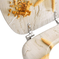 Thumbnail for Toilettensitze mit Deckel 2 Stk. MDF Seesterne