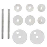 Thumbnail for Toilettensitze mit Deckel 2 Stk. MDF Altholz