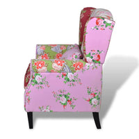 Thumbnail for Sessel mit Patchwork-Design Stoff