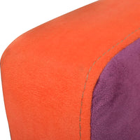 Thumbnail for Würfel-Sessel mit Patchwork-Design Stoff