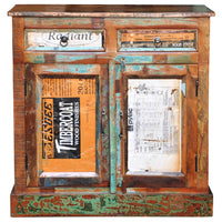 Thumbnail for Sideboard Altholz Massiv Vintage mit 2 Schubladen & 2 Türen