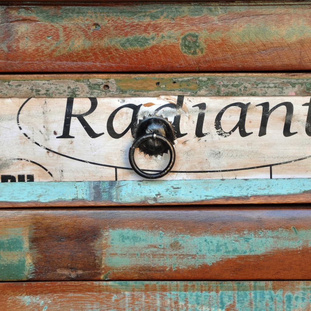 Sideboard Altholz Massiv Vintage mit 2 Schubladen & 2 Türen