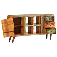 Thumbnail for Kommode Massivholz 1 Tür 4 Fächer und 3 Schubladen