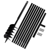 Thumbnail for Erdbohrer mit Griff 150 mm Verlängerungsrohr 9 m