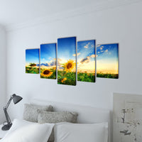 Thumbnail for Bilder Dekoration Set Sonnenblumen 200 x 100 cm