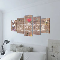 Thumbnail for Bilder Dekoration Set Home Sweet Home 200 x 100 cm