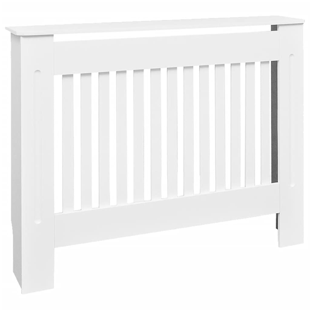 MDF Heizkörper-Abdeckung Heizkörperverkleidung 112 cm, weiß
