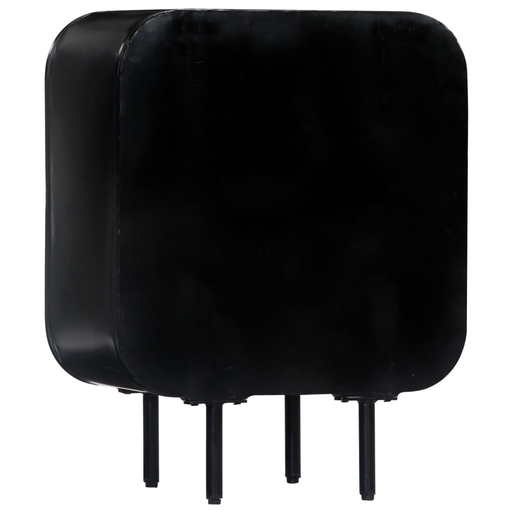 Sideboard 60×30×75 cm Massivholz Mango und Eisen