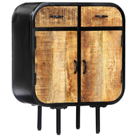 Thumbnail for Sideboard 60×30×75 cm Massivholz Mango und Eisen