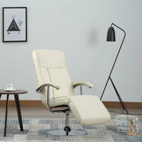 Thumbnail for TV-Sessel Creme Kunstleder
