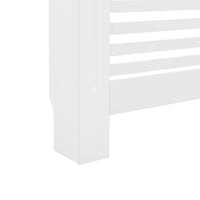 Thumbnail for Heizkörperabdeckung Weiß 112×19×81,5 cm MDF