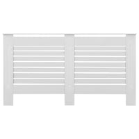Thumbnail for Heizkörperabdeckung Weiß 152×19×81,5 cm MDF