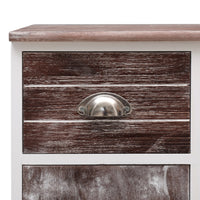 Thumbnail for Sideboard mit 10 Schubladen Braun 113x30x79 cm Holz