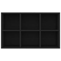 Thumbnail for Bücherregal/Sideboard Schwarz 66x30x98 cm Holzwerkstoff