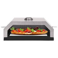 Thumbnail for Pizzaofen mit Keramikstein für Gas-Kohlegrill