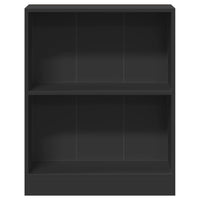 Thumbnail for Bücherregal Schwarz 60x24x76 cm Holzwerkstoff