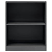 Thumbnail for Bücherregal Hochglanz-Grau 60x24x76 cm Holzwerkstoff
