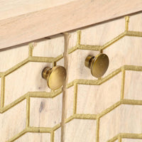 Thumbnail for Sideboard Golden 120x30x75 cm Massivholz Mango
