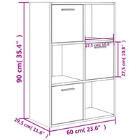 Thumbnail for Lagerschrank Sonoma-Eiche 60x29,5x90 cm Holzwerkstoff