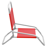 Thumbnail for Klappbare Strandstühle 2 Stk. Rot Stoff