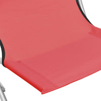 Thumbnail for Klappbare Strandstühle 2 Stk. Rot Stoff