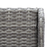 Thumbnail for Garten-Ecksofas 2 Stk. Poly Rattan Grau