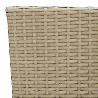 Thumbnail for Garten-Essstühle 2 Stk. Poly Rattan Beige