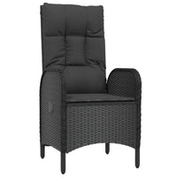 Thumbnail for Gartenstühle 2 Stk. Poly Rattan Schwarz