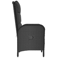 Thumbnail for Gartenstühle 2 Stk. Poly Rattan Schwarz