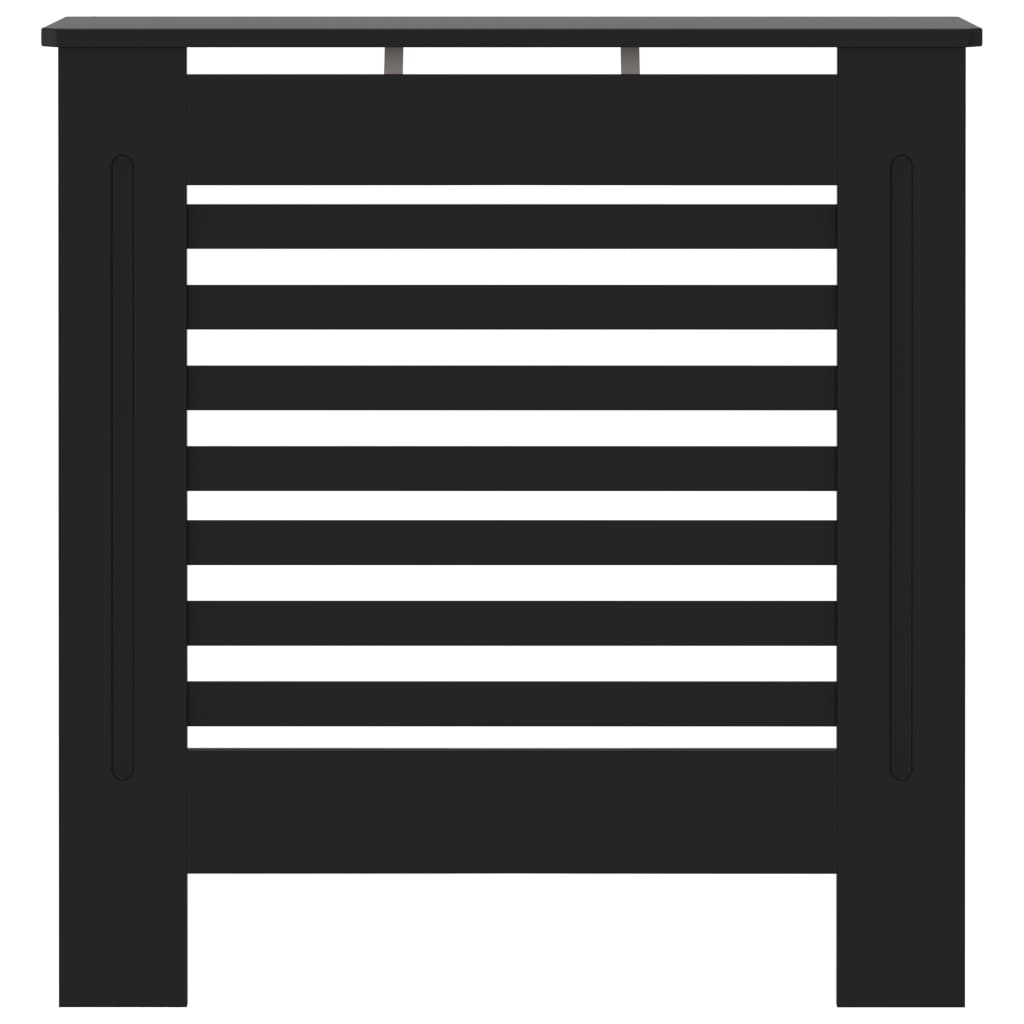 MDF Heizkörperverkleidung Schwarz 78 cm
