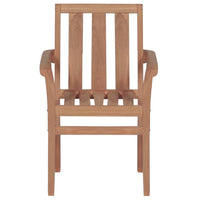 Thumbnail for Stapelbare Gartenstühle 4 Stk. Massivholz Teak