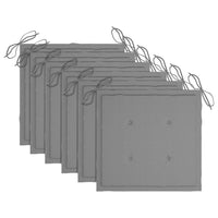 Thumbnail for Stapelbare Gartenstühle mit Kissen 6 Stk. Massivholz Teak