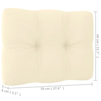 Thumbnail for 4-Sitzer-Gartensofa mit Kissen Kiefer Massivholz
