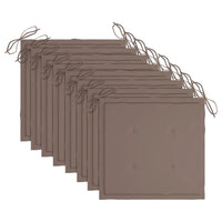 Thumbnail for Gartenstühle mit Kissen 8 Stk. Massivholz Akazie