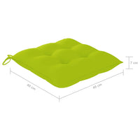 Thumbnail for Klappbare Gartenstühle 8 Stk. mit Kissen Massivholz Akazie