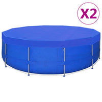 Thumbnail for Poolabdeckungen 2 Stk. PE Rund 540 cm 90 g/m²