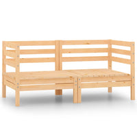 Thumbnail for 2-Sitzer-Gartensofa Kiefer Massivholz