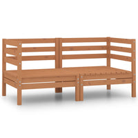 Thumbnail for 2-Sitzer-Gartensofa Honigbraun Massivholz Kiefer