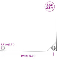 Thumbnail for Abdeckplane 650 g/m² 3,5x2,5 m Schwarz