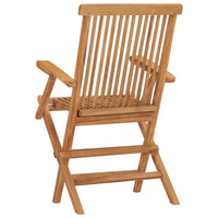 Thumbnail for Klappbare Gartenstühle 4 Stk. Massivholz Teak
